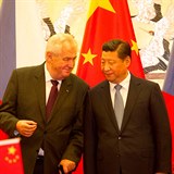 Prezident Si Ťin-pching bude jednat s prezidentem Milošem Zemanem.