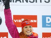 Gabriela Soukalová vyhrála i displínu nazvanou sprint.