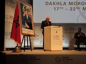 Marocký král byl v dob projevu Václava Klause na zahraniní cest, paradoxn...