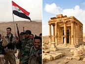 Syrské armád se po více ne roce podailo osvobodit starobylé msto Palmýra od...