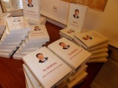 Kniha ínského prezidenta Si in-Pchinga byla k dostání na seminái ve Snmovn.