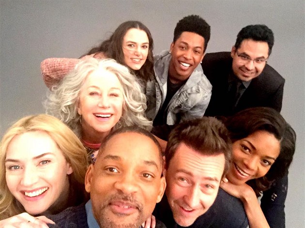 Hvzdné selfie Collateral Beauty: Kate Winslet, Will Smith, Edward Norton,...
