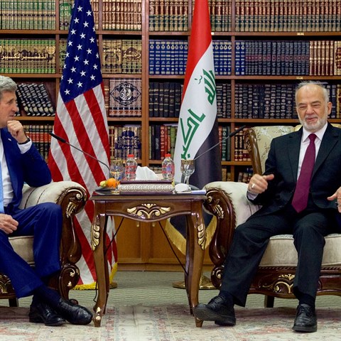 Americk ministr zahrani John Kerry se setkal se svm protjkem Ibrhmem...
