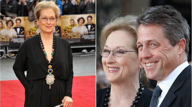Meryl Streep se vzepela asu. Vedle Hugh Granta vypadá jako jeho vrstevnice!