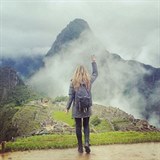 Meg na Machu Picchu.