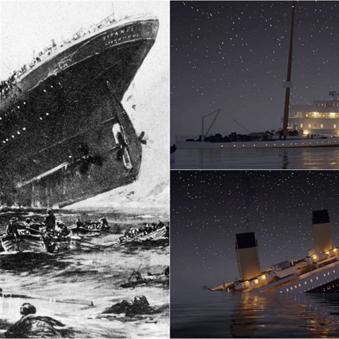 Titanic se potpl 2 hodiny a 40 minut.