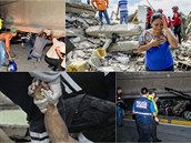 Následky zemtesení v Ekvádoru.