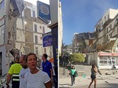 K pádu budovy dolo v msteku Los Cristianos na jihu ostrova Tenerife.