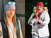 Axl Rose zail svou nejvtí slávu jako frontman Guns N Roses na pelomu...