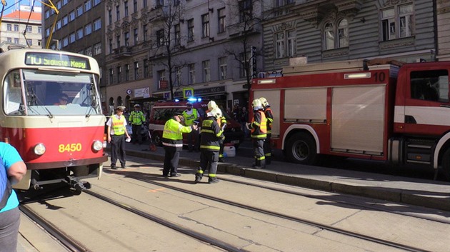 V centru Prahy dolo k nehod tramvaje, která srazila tináctiletého chlapce....