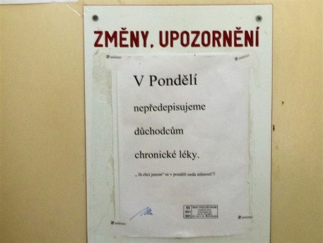 Nen to poprv, co vtipn doktor zanechal svm pacientm vzkaz. Ten prvn clil...