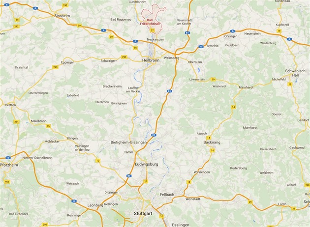 Msteko, kde k násilí dolo, se nachází nedaleko Stuttgartu.
