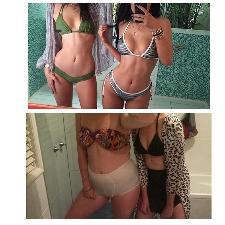 Perfektn� bikini selfie? Ve skute�n�m �ivot� asi ne, dokazuje Celeste se...