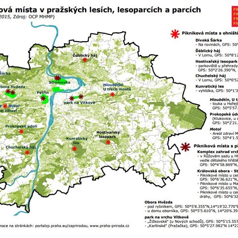 Mapa mst, kde si v Praze mete legln rozdlat ohe.