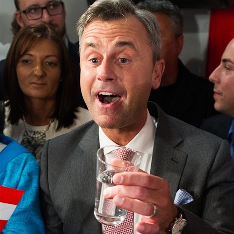 Kandidt pravicov populistick Svobodn strany Rakouska (FP) Norbert Hofer...