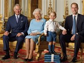 Královna Albta II. a ti ddicové trnu. Korunní princ Charles, princ William...