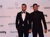 Ricky Martin s partnerem Jwanem Yosefem v dubnu 2016.