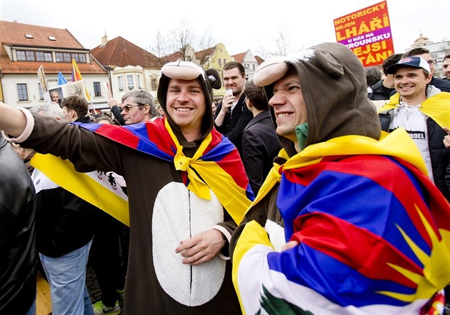 Dret hladovku za svobodn Tibet pro vs znamen jedin - aluden vedy.