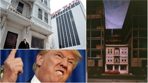 Malý dm v Atlantic City chtl Trump koupit od 90. let. Nepodailo se mu to.