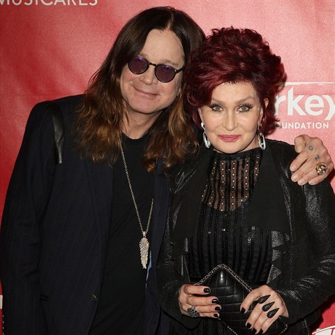 Sharon Osbourne s Ozzym v roce 2014.