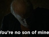Tuhle teorii potvrzují i poslední slova jeho oficiálního otce Tywina Lannistera.