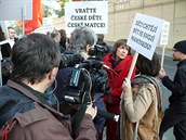 Chalánková je jednou z mála politiek, které se úastní demonstrací proti...