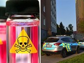 P�ta�ty�icetiletý mu� na sídli�ti v Chomutov� neznámou �íravinou zaúto�il na...