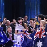 Australanka byla na Eurovizi čestným hostem a oslnila mnoho porot 47 zemí,...