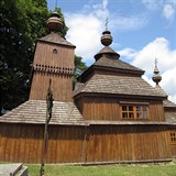 Jeden z nejkrásnějších dřevěných kostelů na Slovensku, chrám sv. Mikuláše v...