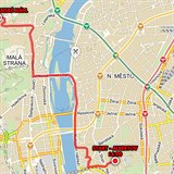 Cemper má zabranou též cestu pochodu z Albertova na Hradčanské náměstí.