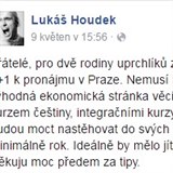 Luk Houdek pomh shnt ubytovn pro dv rodiny irckch uprchlk.