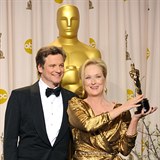 Na Oscarech v roce 2012 zářil po boku Meryl Streep.