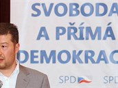 Okamura poté, co kvli korupní kauze opustil Úsvit zaloil novou stranu SPD....
