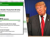 Pes pl milionu Brit podepsalo petici, ve které si pejí zákaz vstupu Donalda...