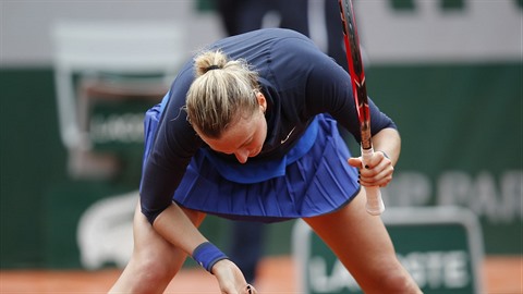 Zmar Petry Kvitové. Na French Open skonila po debaklu se 108. hrákou svta.