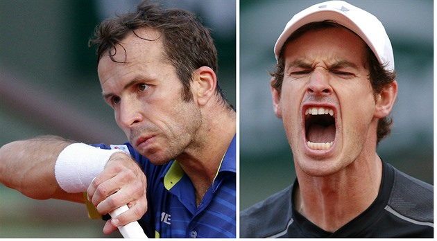 Radek tpánek nií na French Open svtovou dvojku Andyho Murrayho. Duel se...