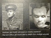 Portrét a posmrtná fotografie Jana Kubie. Zemel po pevozu do nemocnice.