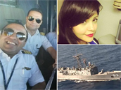 Egyptská pátrací lo nala trosky letadla spolenosti EgyptAir, které ve...