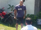 Zdrogovaný profesionální zápasník Amokrane Sabet se na Bali dostal do potyky s...
