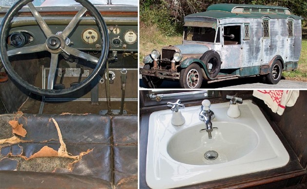 Americká stodola ukrývala dlouhá léta poklad - jedno z prvních obytných aut...