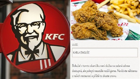 Expres chtl otestovat nov zavedenou nabídku rozvozu jídla z KFC. Bohuel ani...