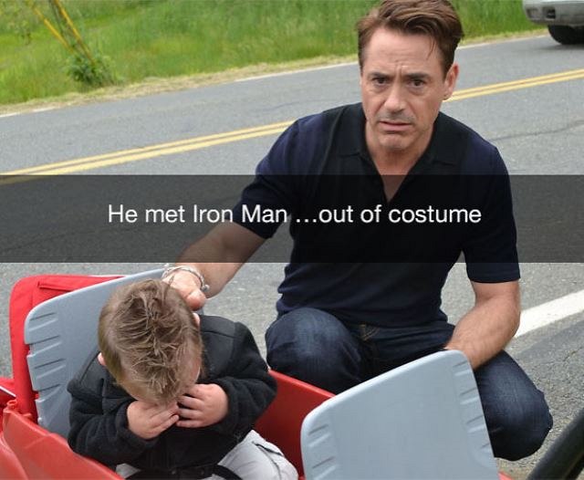 Iron Man bez kostýmu prostě není Iron Man!