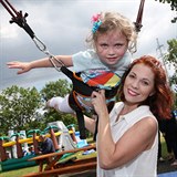 Michaela Noskov trvila dtsk den se svou dcerou v Junior parku.