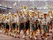 Australská výprava na letní olympiád v Barcelon v roce 1992. Podobnost s...