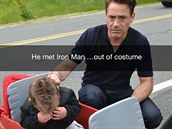 Iron Man bez kostýmu prost není Iron Man!
