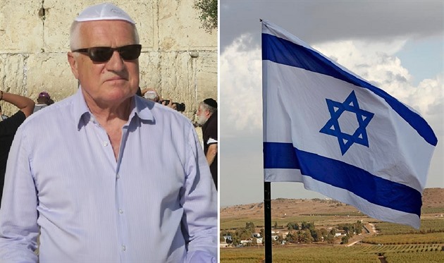 Exprezident Václav Klaus navtívil potvrté v ivot Izrael. íst o tom...