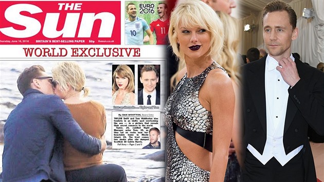Taylor Swift a Toma Hiddlestona prozradili fotky v deníku The Sun!