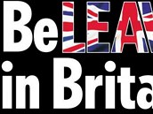 Titulní strana deníku The Sun, která vyzývá k odchodu Británie z EU. První...