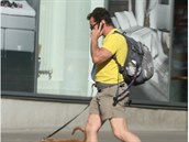 Ondej Vetchý vytáhl se psem do ulic a vypadal neskuten ve form!
