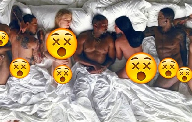 Kanye West svlékl pro svůj nový videoklip Famous spoustu slavných hvězd!